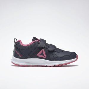 Reebok Almotio 4.0 Laufschuhe Kinder - Navy/Rosa - DE 632-JLO